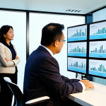 A diverse group of Malaysian professionals, including male and female engineers and policymakers, are engaged in a collaborative discussion around a large interactive screen. They are fully clothed in modest, modern business attire. The setting is a brightly lit, contemporary control room or smart office in Kuala Lumpur. The screen displays integrated data, subtly showing graphs of carbon budget metrics and renewable energy progress. The scene conveys focused teamwork and a strategic, holistic approach to national energy policy. safe for work, appropriate content, fully clothed, professional dress, perfect anatomy, correct proportions, natural pose, well-formed hands, proper finger count, natural body proportions, high-quality professional photography, detailed, realistic.